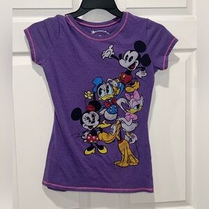 Disneys Size Juniors XL Fitted Tee-Shirt Mickey‎ Mouse & Friends